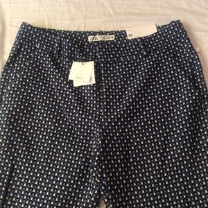 chino zara patterned pants